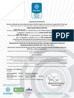 Cert. Res. 90708 de Cajas El Ctricos en PVC