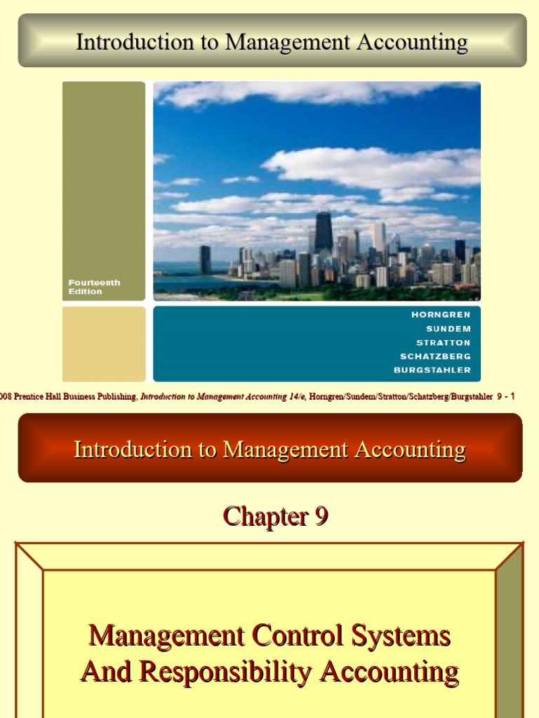 Management Control Systems Overview | PDF | Standard Deviation | Goal