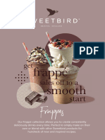 Sweetbird Frappé Sales Sheet