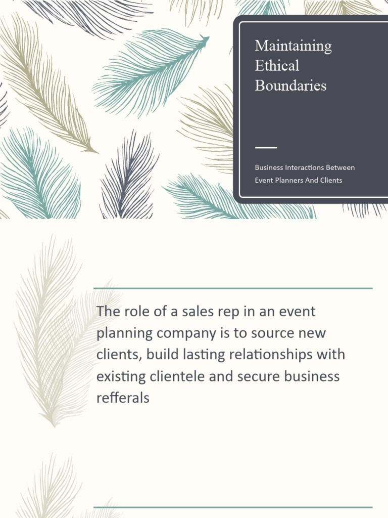 Maintaining Ethical Boundaries | PDF | Bribery | Employment