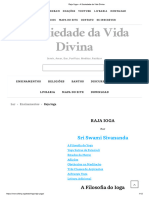 Raja Yoga - A Sociedade Da Vida Divina