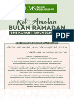 Kit Amalan Bulan Ramadan 2024 - Fis Ums
