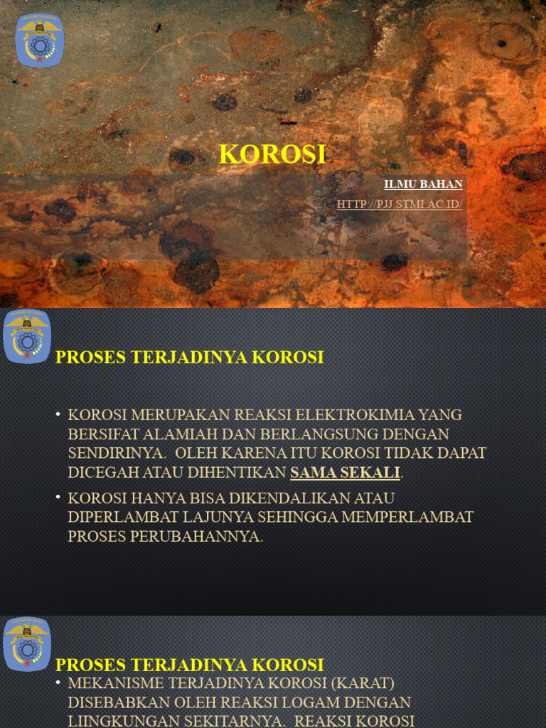 Proses dan Pengendalian Korosi Logam | PDF
