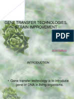 Gene Transfer Technologies, Strain Improvement