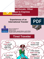 Conditionals Other Ways To Express Unreality: Experiences of An International Traveler
