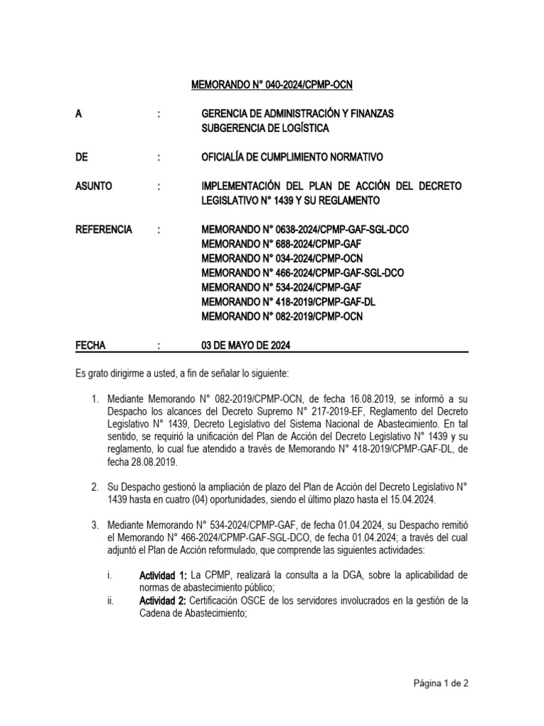 Modelo Implementación de Plan de Acción | PDF | Gobierno
