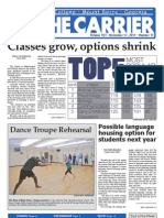 Classes Grow, Options Shrink: Dance Troupe Rehearsal