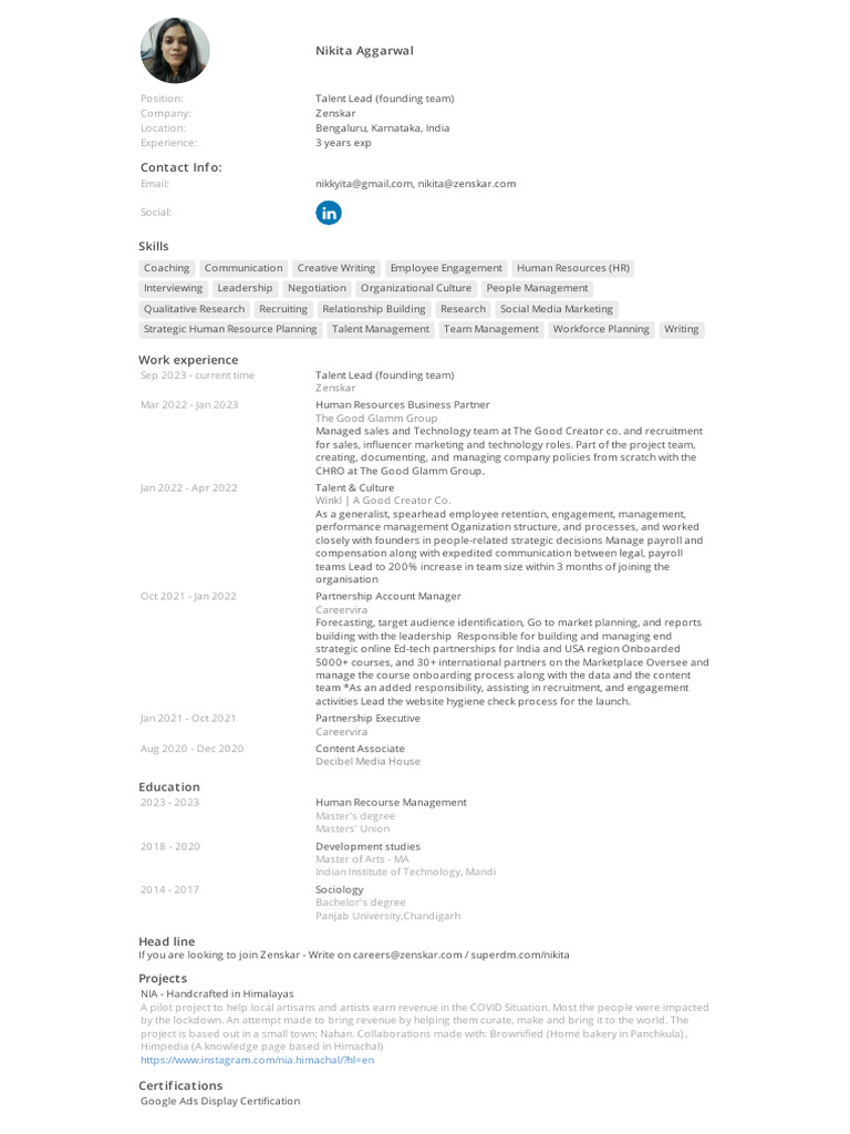 Nikita aggarwal pdf human resource management business