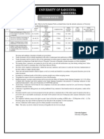 University of Sargodha Sargodha: Tender Notice