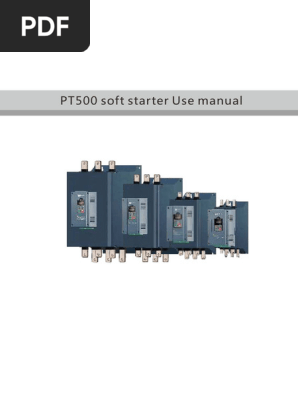 PT500 Soft Starter Use Manual | PDF | Electric Power