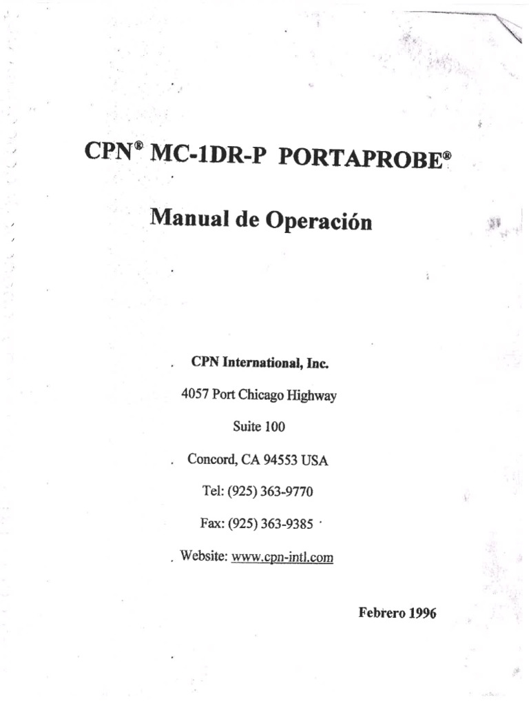 Manual Cpn Mc 1dr P Pdf