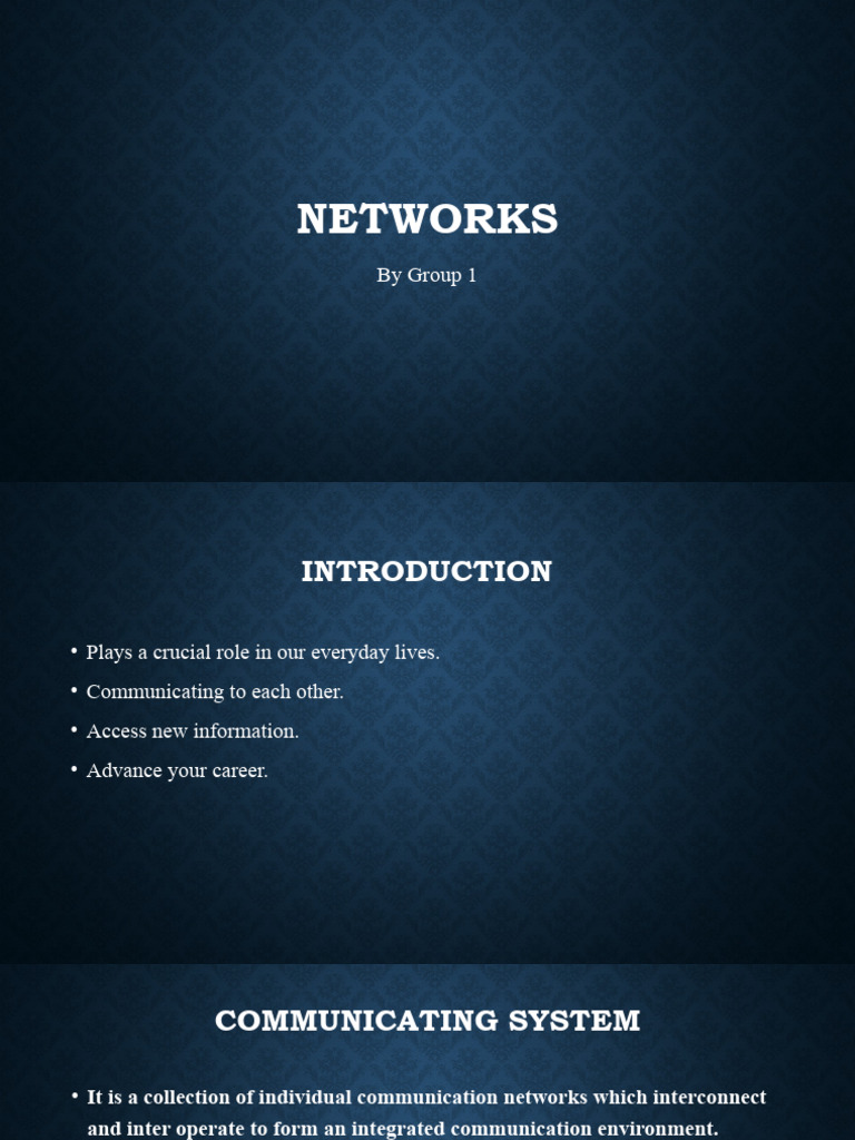 Understanding Communication Networks | PDF