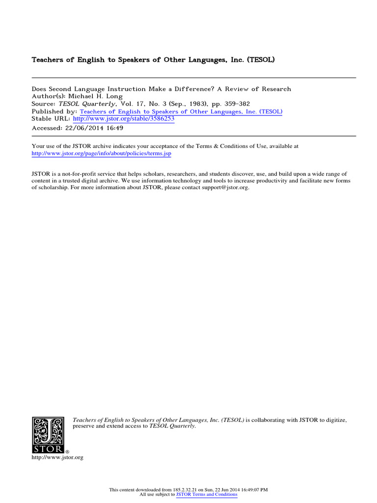 long-1983-pdf-second-language-acquisition-english-as-a-second-or