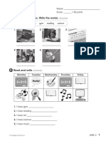 Look 2 - American - Unit 1 Test