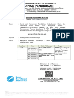 Surat Tugas PP Dan CGP Lokakarya 7 Angkatan 9