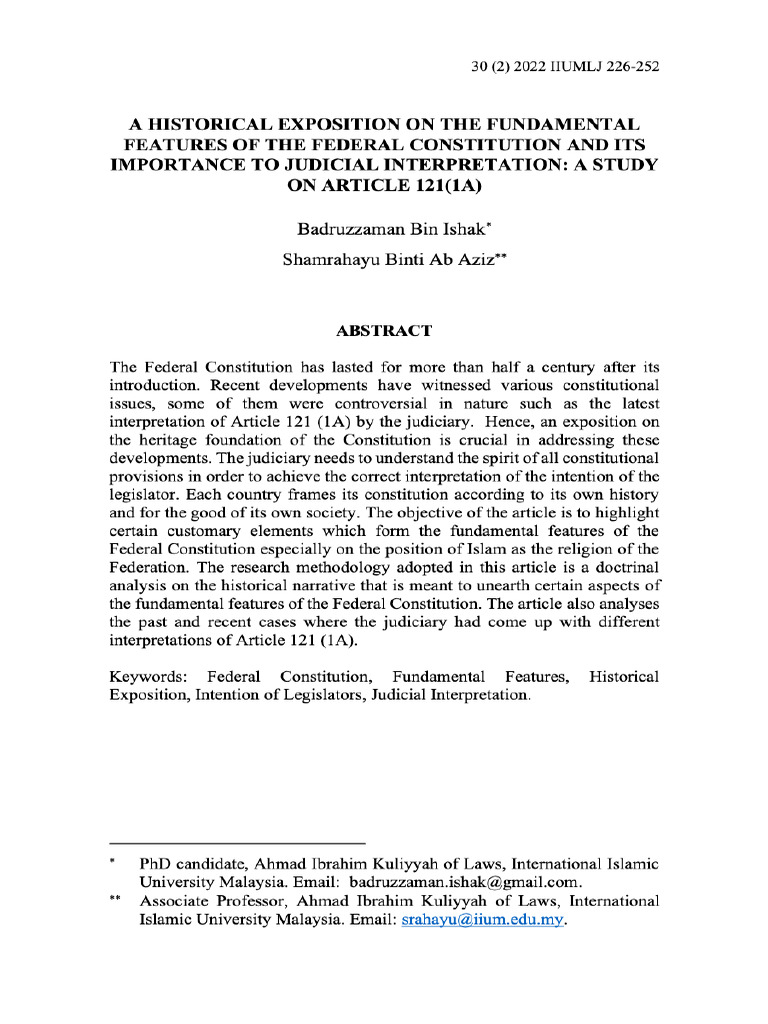 View of A HISTORICAL EXPOSITION ON THE FUNDAMENTAL FEATURES OF THE ...