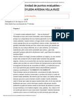 Historial de Exámenes Para EDUCACION AMBIENTAL Actividad de Puntos Evaluables - Escenario 2