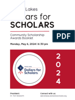 Dollars for Scholars Awards Booklet