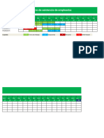 Listado de Asistencia Empleado en Excel