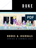 Duke University Press Spring 2012 Catalog
