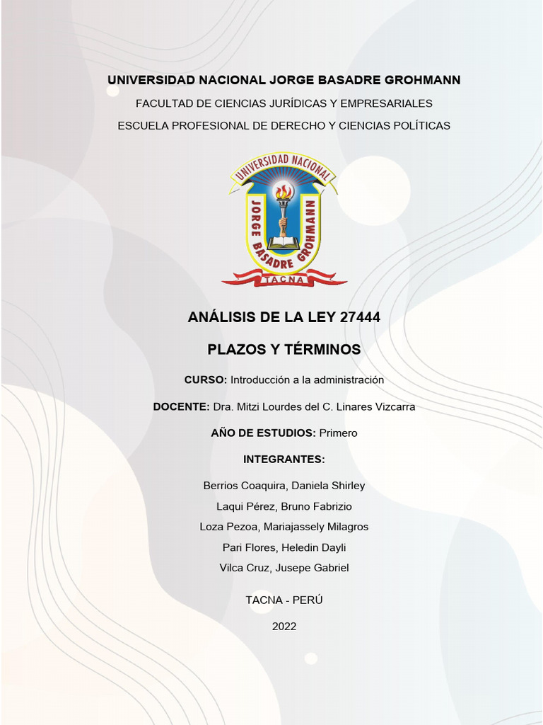 ensayo-ley-27444-plazos-y-t-rminos-pdf-ciencias-pol-ticas-gobierno