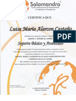 Luisa Maria Alarcon Certificado SVA