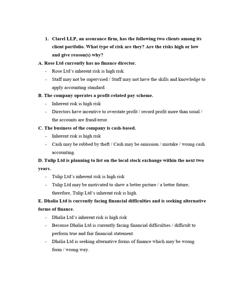 Audit Risk Analysis Guide | PDF | Risk | Audit