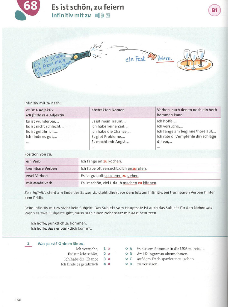 Grammatik Aktiv A1 B1-158-161 | PDF