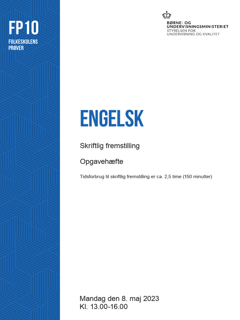 FP10 English Written Assignment Guide | PDF