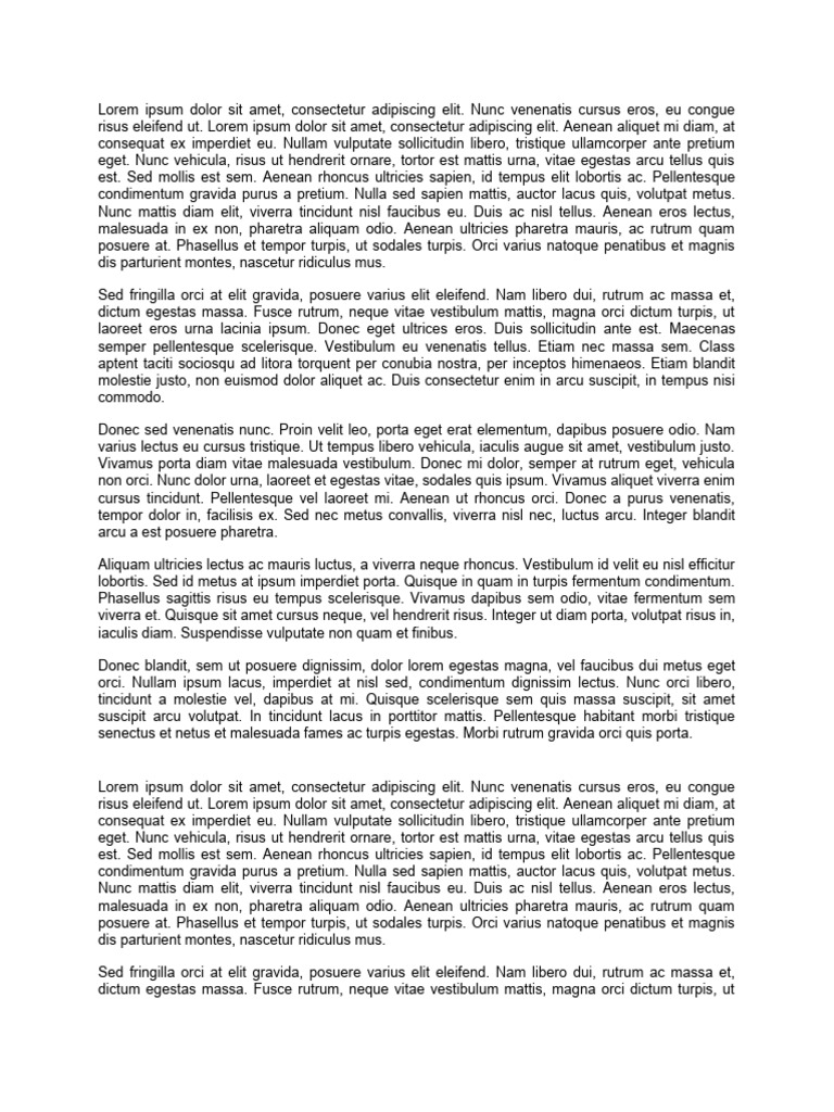 Lorem Ipsum | PDF