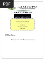 Inflation Concepts for Grade 11-12 Maths Lit | PDF | Inflation | Prices