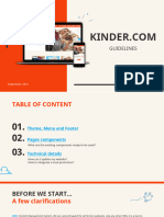 Cópia de Cópia de Kinder - Com Design Functional Guidelines