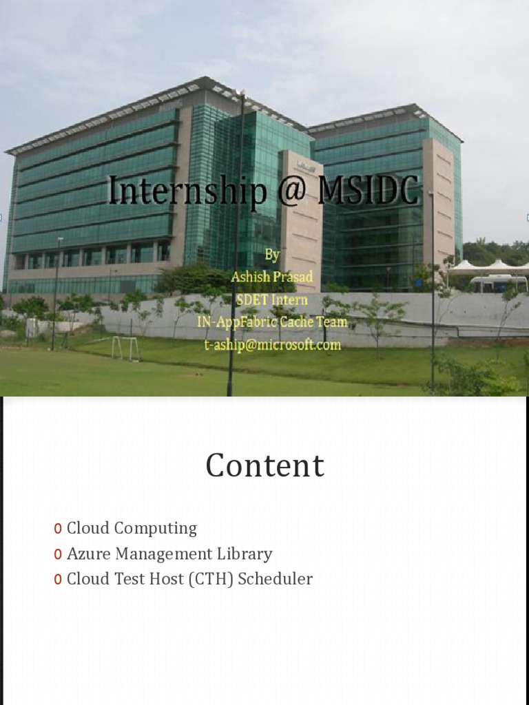 Microsoft Azure Internship Projects 2023 | PDF | Microsoft Azure ...