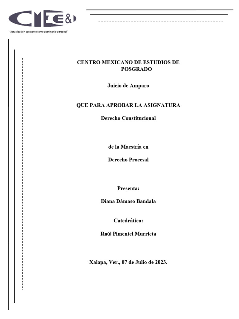 Recurso de Revisión en Juicio de Amparo | PDF | Sentencia (ley) | Ley ...
