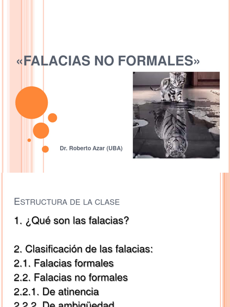 Clase Sobre Falacias No Formales Unlu 2024 Pdf Falacia Lógica