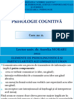 Psihologie Cognitiva - Curs 11