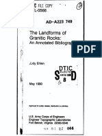 The Landforms of granitic rocks