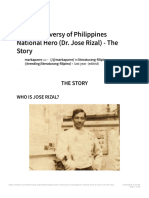 The Controversy of Philippines National Hero Dr. Jose Rizal The Story Stee PDF