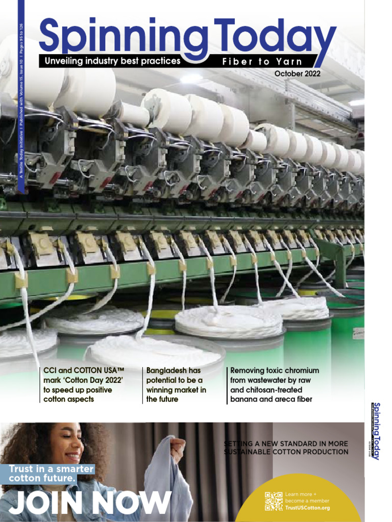 Spinning Today | PDF | Cotton | Textiles