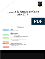 Traspaso de jefatura de Curso