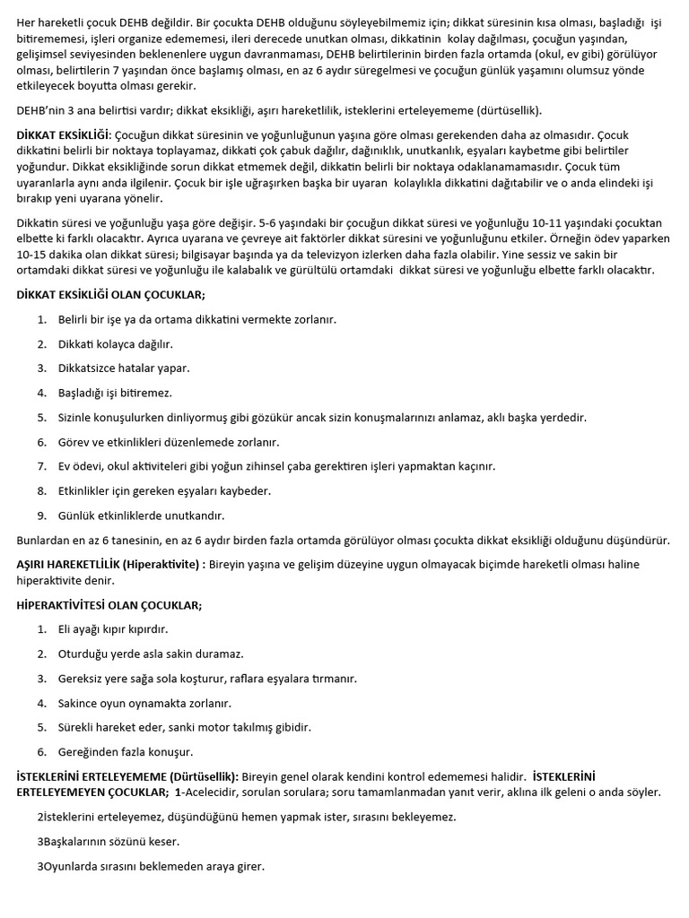 DEHB | PDF