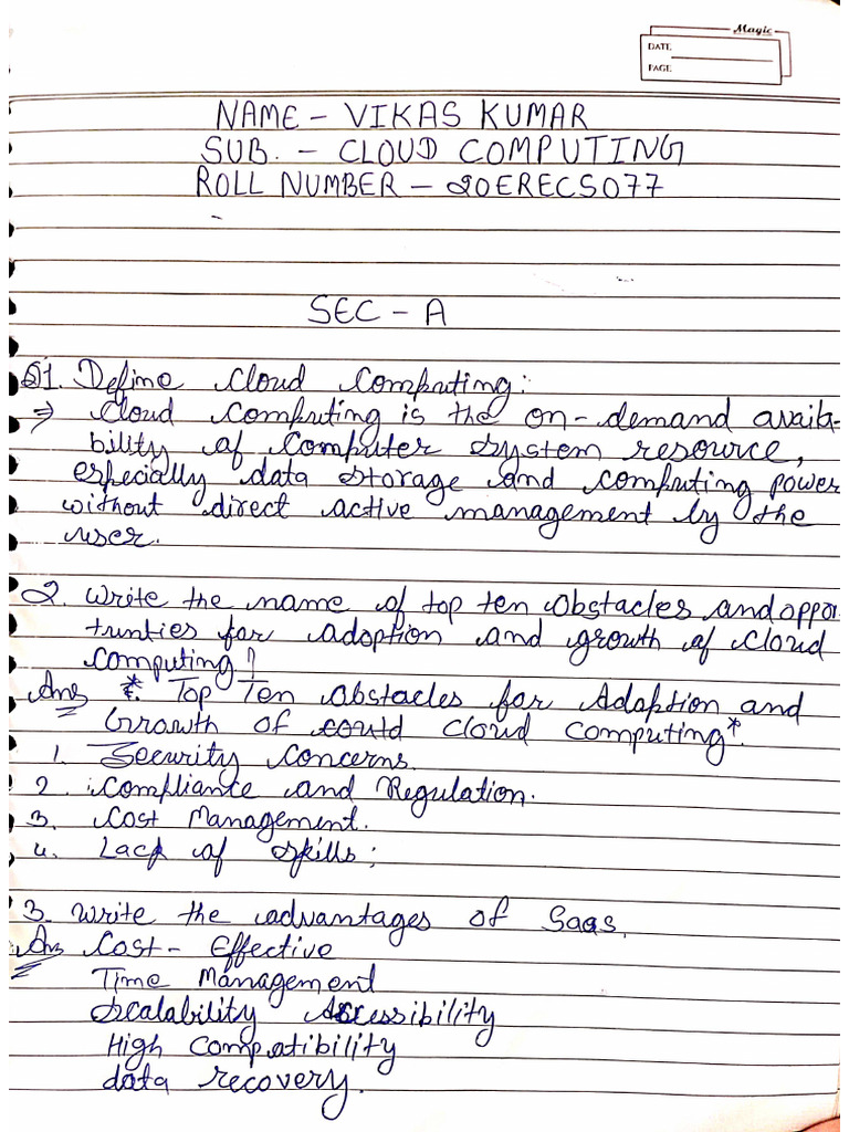 Cloud Computing Assessment | PDF