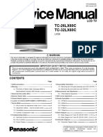 Panasonic tc-26lx60c tc-32lx60c LCD TV SM