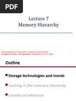 LEC07 Memory Hierarchy