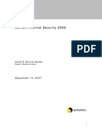 Norton Internet Security 2008 Level 2 Training Manual