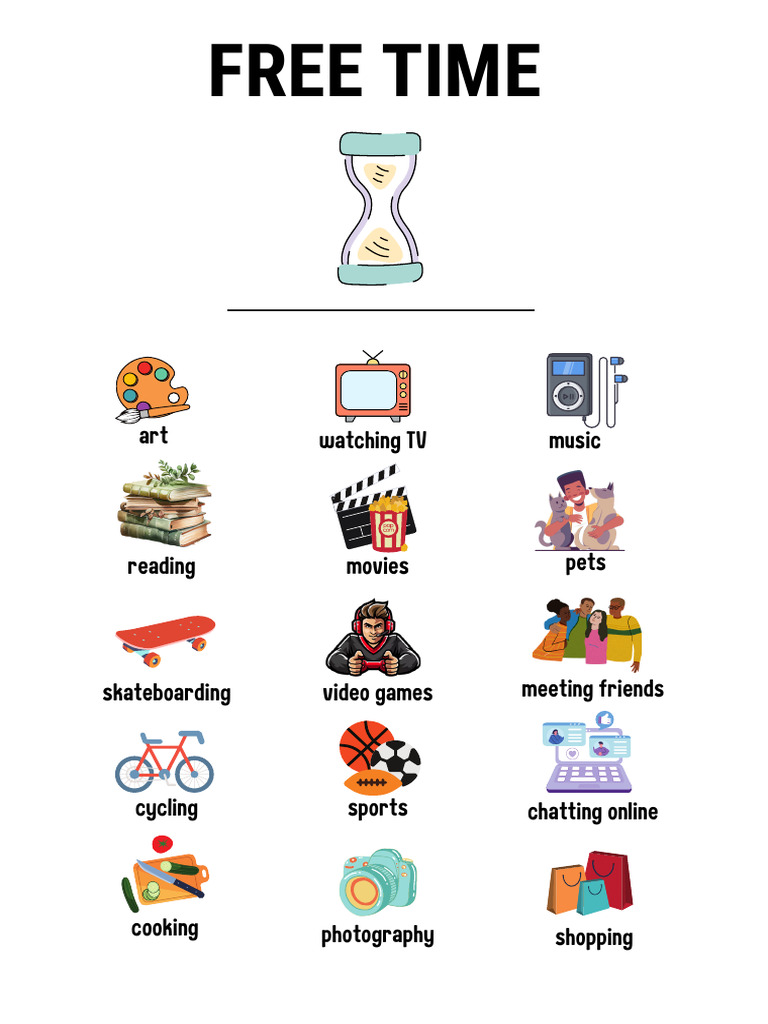 Free Time Worksheets PDF