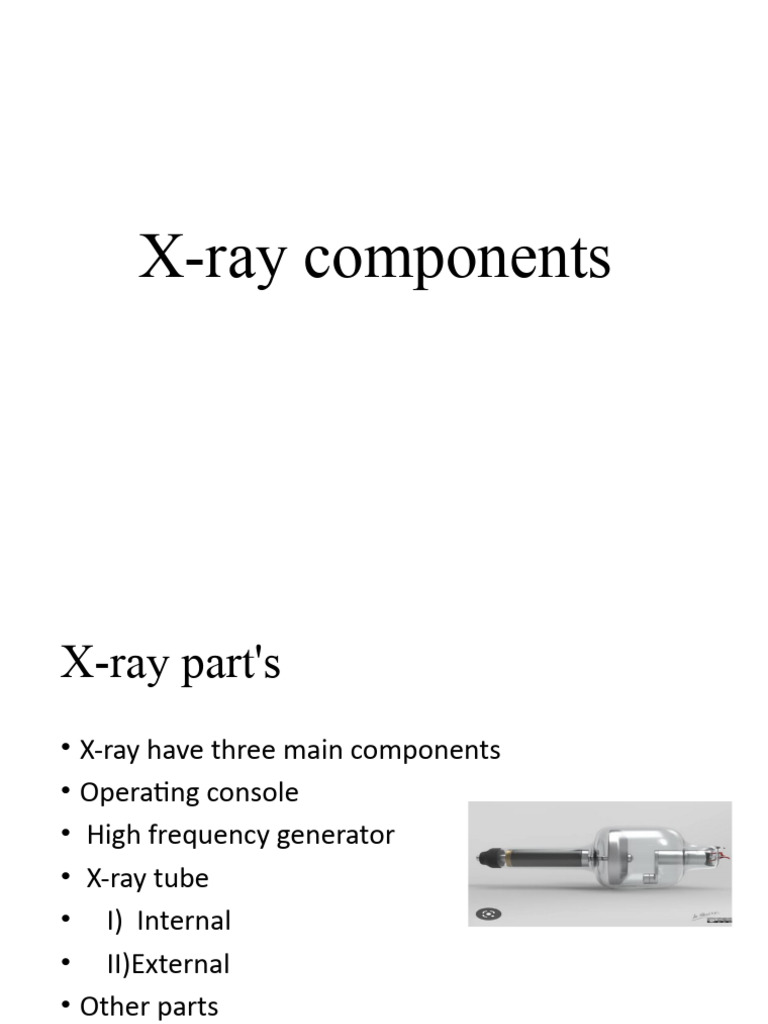 XRay componentWPS Office PDF Vacuum Tube X Ray