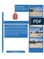 Creación Del Servicio de Recreación Pasiva Aa. HH Juan Valer - Sector Sur, Del Distrito de Paita de La Provincia de Paita Del Departamento de Piur