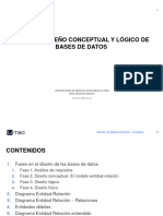 Unidad - 2 - Diseño Conceptual y Lógico de Bases de Datos