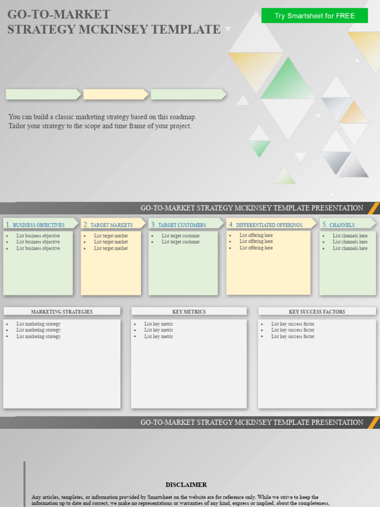 McKinsey Go-To-Market Strategy Template | PDF